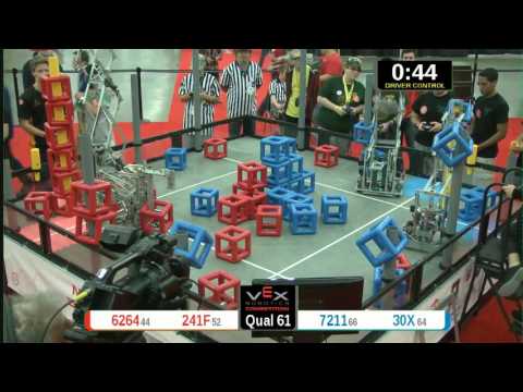 2015 VRC Math Q61 - 6264 241F vs 7211 30X - 74 to 38 - VEX Worlds 2015 - Math Division