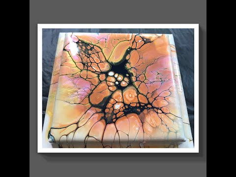 (608) How to do a Bloom Pour ~ Acrylic Fluid Painting