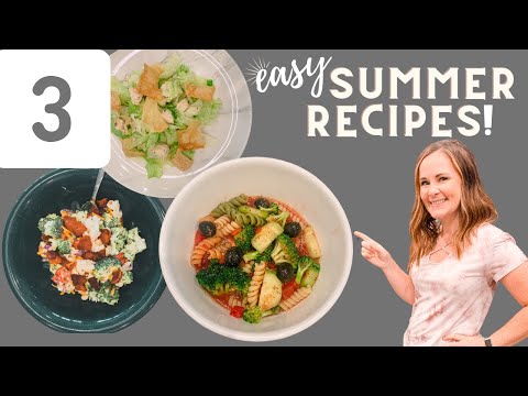 3 EASY SIDE DISHES // POTLUCK SIDE DISHES // EASY SUMMER RECIPES