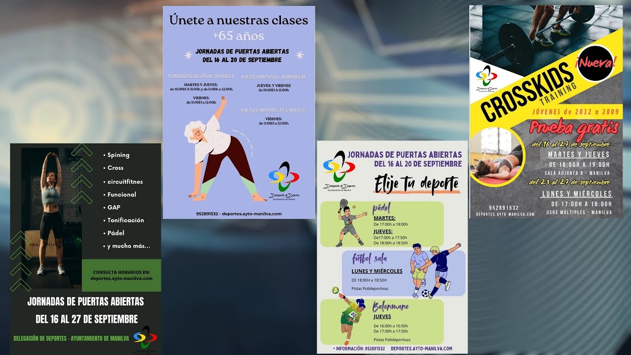 Jornadas de puertas abiertas de los programas deportivos
