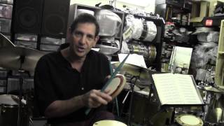 Danny Gottlieb demonstrates the new  Offworld Danny and Beth Gottlieb Scout Pad