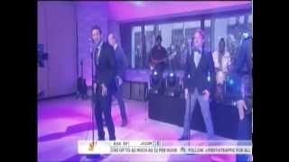 98 Degrees *Microphone &amp; Because of You* Today Show 4/4/13