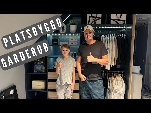 bygger en platsbyggd garderob