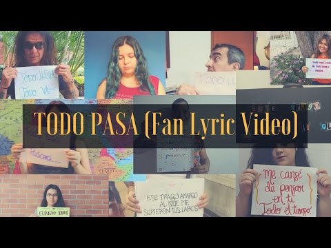 NAT BIELER - Todo Pasa (Fan Lyric Video)
