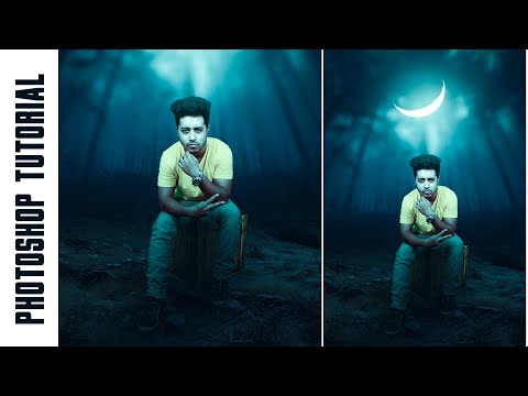 Moon Light Photo Manipulation  | Photoshop tutorial