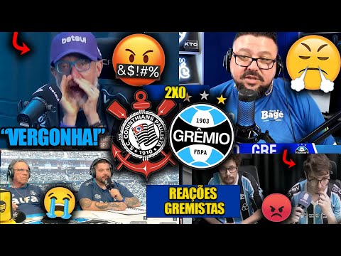 REAÇÕES dos GREMISTAS - CORINTHIANS 2X0 GRÊMIO - BRASILEIRÃO 2025 - REACT VAMOS RIR DO FARID E BAGÉ!