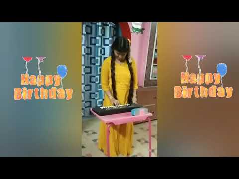 Happy birthday song in Veena and Keyboard