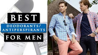 Best Deodorant/Antiperspirant For Men | TOP 3 FOR STAINS, SWEAT & SMELL