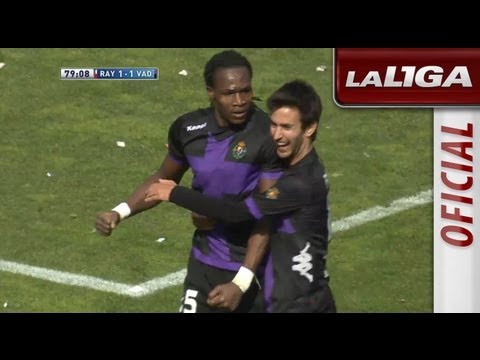 Gol de Manucho (1-2) en el Rayo Vallecano - Real Valladolid - HD