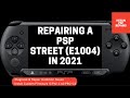 Repairing a PSP Street (E1004) & Installing Custom Firmware in 2021 - Power/Charging Fuse + Speaker
