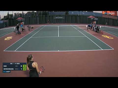 Dariya Detkovskaya v Snow Han - USC v SDSU - 21.01.23