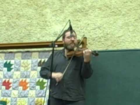 Nikos Pappas playing the Ed Haley fiddle