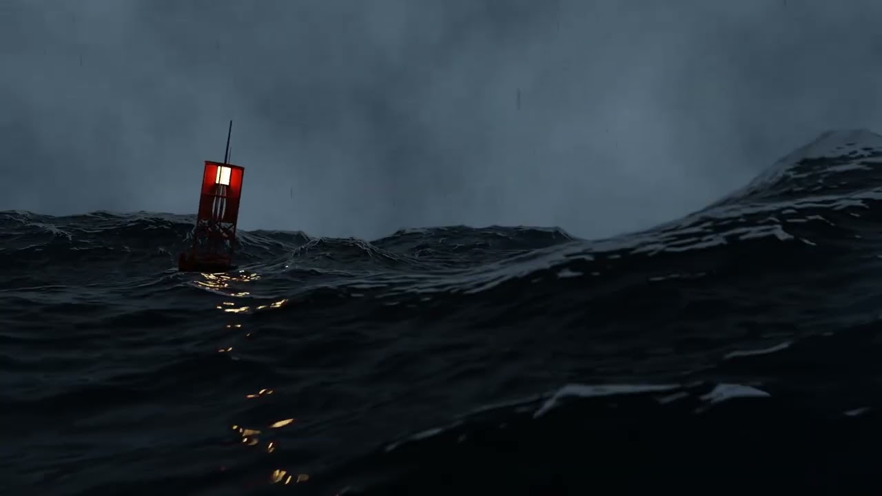 Stormy Ocean Animation 3D Model