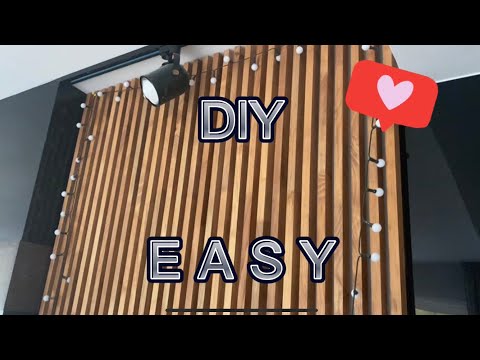MAKE A DECORATIVE WALL PANEL YOURSELF