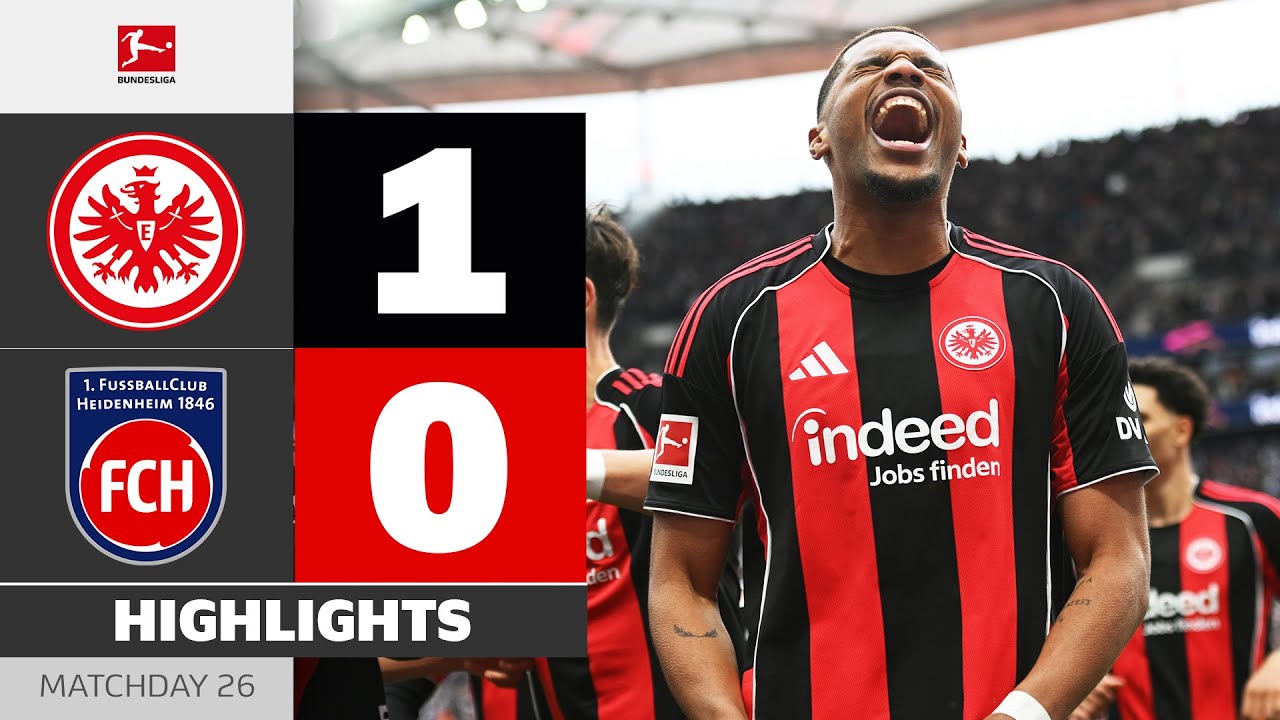 Eintracht Frankfurt vs 1.  Heidenheim Highlights