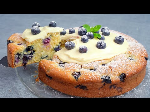 💙Quick and easy Cake with Berries - Delicious Blueberry Pie #78