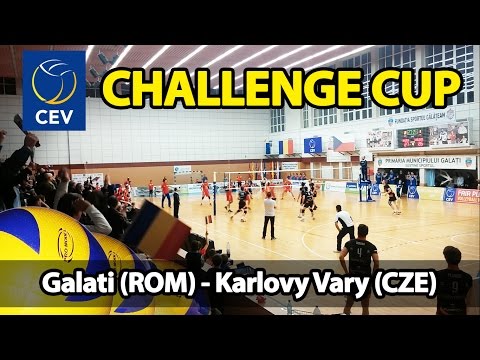CEV Challenge: Arcada Galati - VK ČEZ Karlovarsko