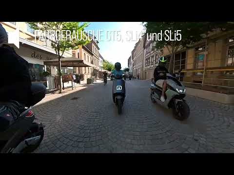 Nova Motors eRGT5,  Inoa Sli4,  Inoa Sli5: Fahrgeräusch dieser drei Fahrzeuge zusammen