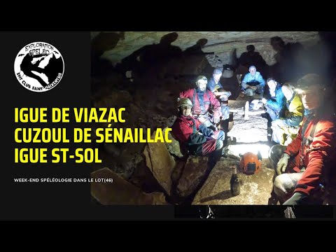 Exploration spéléo à l'Igue de Viazac, Cuzoul de Sénaillac et Igue Saint Sol (Lot 46)