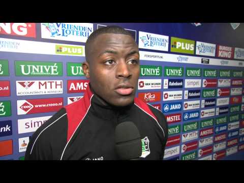 Reactie Danzell Gravenberch na afloop van SC Heerenveen - N.E.C.