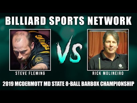 Match 15 Steve Fleming vs Rick Molineiro - 2019 McDermott MD State 8-Ball Barbox Championship