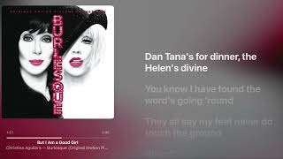 Christina Aguilera - I&#39;m a Good Girl [Original version] Lyrics + Lossless