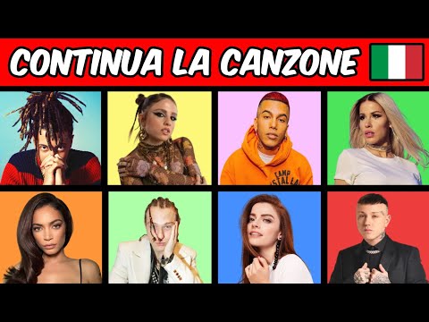 QUIZ - CONTINUA LA CANZONE ITALIANA 🇮🇹 🎵 || FINISH THE LYRICS (parte 3)