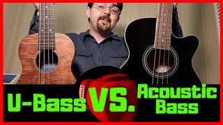 Video thumbnail for Kala U-Bass vs. Acoustic Electric Bass Guitar by stephencoxbass