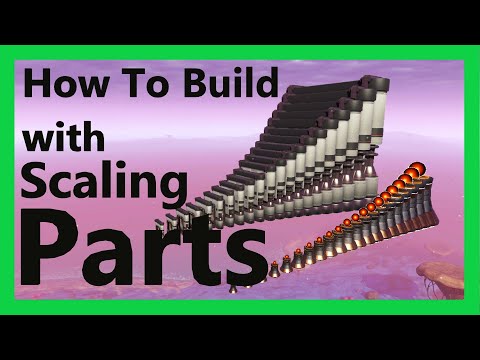 How to Build w/ Scaling Parts - NMS Glitch Building #nomanssky #glitchbuilding #criscrosaplesos