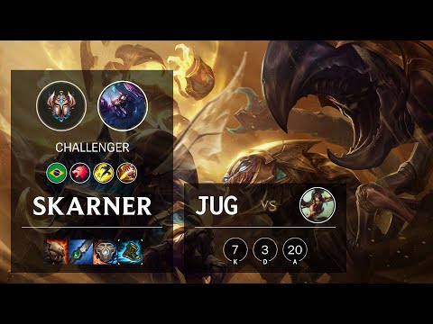 Skarner Jungle vs Nidalee - BR Challenger Patch 10.13