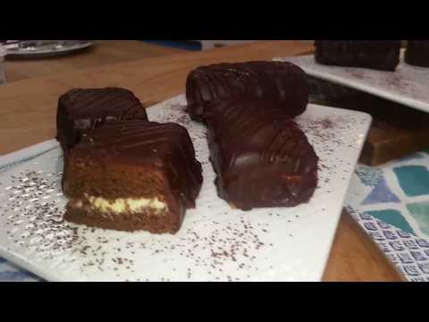 Mini tranche au chocolat  Chef afaf قهوة العصر