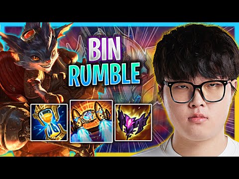 BIN IS READY TO PLAY RUMBLE TOP! | BLG Bin Plays Rumble Top vs Gragas!  Season 2023