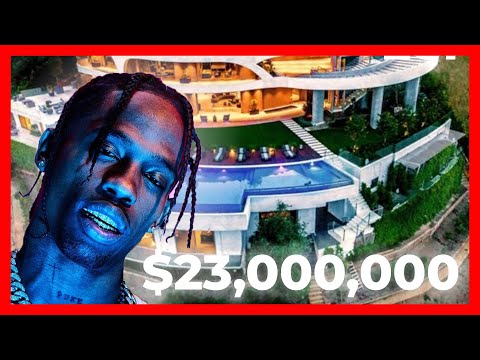Inside Travis Scott's Mansion | Brand New $23.5 Million Dollars