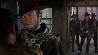 For a Few Dollars More - Clint Eastwood&#39;s Entrance (1965 HD)