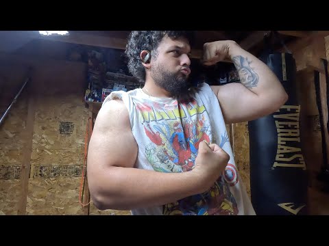 Bodybuilding in Shed Spring Cut Arc Day 8 - Arms #bodybuilding #gains #gym