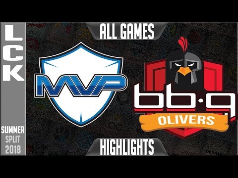 MVP vs BBQ HIGHLIGHTS ALL GAMES | LCK Summer 2018 Week 4 Day 4 | MVP vs BBQ Olivers FULL SERIES