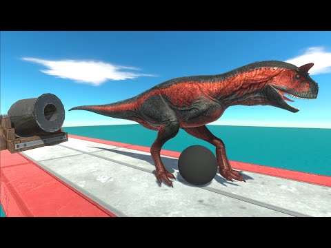 Escape units from war cannon - Animal Revolt Battle Simulator