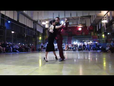 Gianpiero Galdi  and  Lorena Tarantino  are  dancing  to  the  tango  "  Ensuenos  "  by  Sexteto Major  in  2020