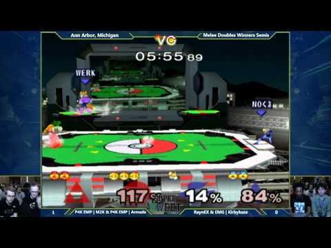 Super Sweet - RaynEX & EMG | Kirbykaze Vs. P4K EMP | Mew2King & Armada - SSBM Semis - Melee