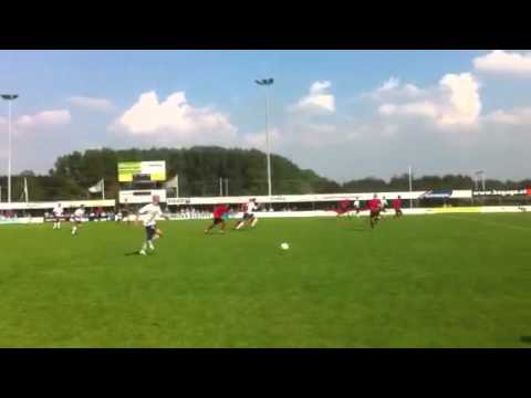 Doelpunt Michiel vd Berg tegen Vitesse Delft