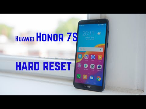Honor 7S hard reset