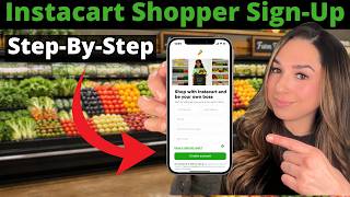 How To Sign Up For Instacart Shopper | Step-By-Step Tutorial