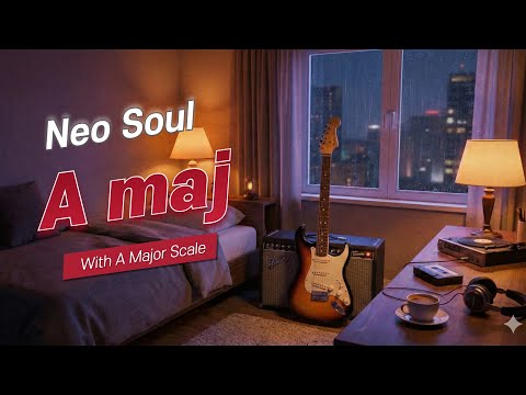 Smooth Neo Soul Jam in A | John Mayer Style Backing Track