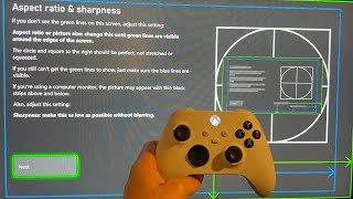 Xbox Series X/S: How to Adjust Aspect Ratio & Sharpness Tutorial! (TV & Display Options) 2023