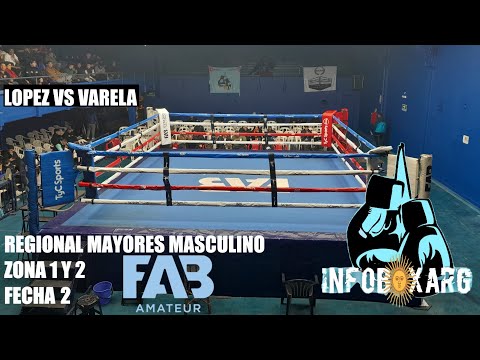 DAVID LOPEZ VS KEVIN VARELA, CATEGORIA 56KG, REGIONAL MAYORES MASCULINO FAB, FECHA 2.