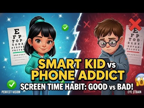 Screen Time Habit: Smart Kid vs Phone Addict | Healthy Habits for Kids