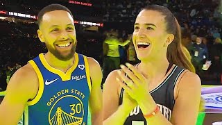 Stephen Curry vs Sabrina Lonescu 3 Point Contest!  2024 NBA 3 Point Contest