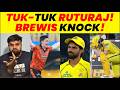 SRH VS CSK TUK TUK RUTURAJ BREWIS KNOCK