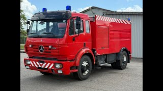 Camion de pompiers Mercedes-Benz SK 1824 7.200 L Wassertankwagen à vendre - Image 4 | Autoline CG Camion de pompiers Mercedes-Benz SK 1824 7.200 L Wassertankwagen | Image 4 - Autoline