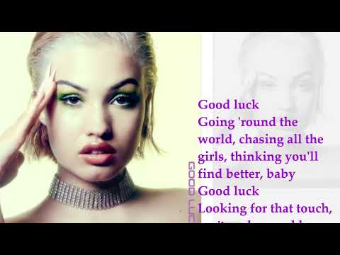 MABEL, JAX JONES & GALANTIS Good luck (Lyrics Video)